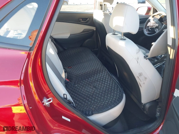 2023 Hyundai Kona SE with VIN KM8K2CAB6PU048931, listed as a IAAI auction lot 40834161 with 10,853 mi miles. Bid and sale history available at carsss.com. Image 8.