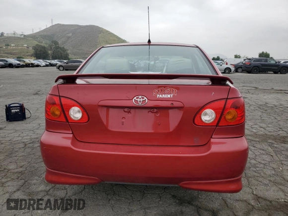 2004 Toyota Corolla CE with VIN 2T1BR32E94C305937, listed as a Copart auction lot 54332925 with 199,342 mi miles and Salvage Title. Bid and sale history available at DreamBid. Image 6.