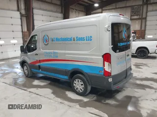 2015 Ford Transit Cargo with VIN 1FTNR1CM6FKA19083, listed as a IAAI auction lot 41790045 with 56,762 mi miles and . Bid and sale history available at carsss.com. Image 3.