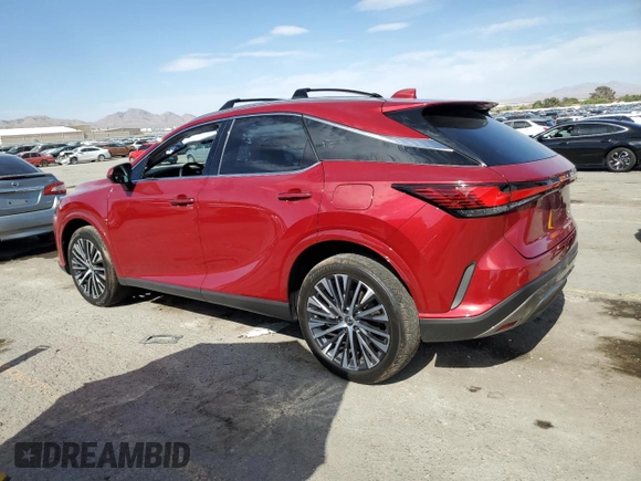 2024 Lexus RX 350 z VIN JTJCHMAA7R2020670, wystawiony jako Copart lot #54567235 z przebiegiem 3 510 mil mil oraz Szkoda całkowita • Salvage title. Historia ofert i sprzedaży dostępna na DreamBid. Obrazek 2.