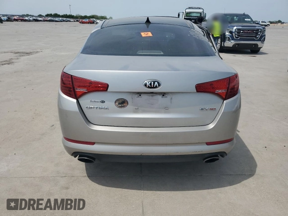 2013 Kia Optima EX with VIN 5XXGN4A76DG223408, listed as a Copart auction lot 52455765 with 71,358 mi miles and Salvage Title. Bid and sale history available at carsss.com. Image 6.