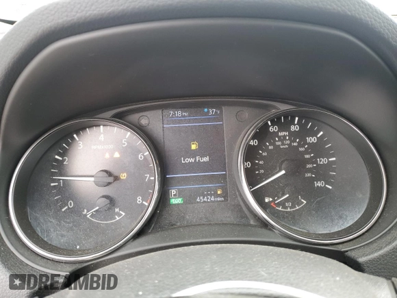 2019 Nissan Rogue SL with VIN 5N1AT2MV6KC741215, listed as a Copart auction lot 47249995 with 45,424 mi miles and Salvage Title. Bid and sale history available at carsss.com. Image 9.