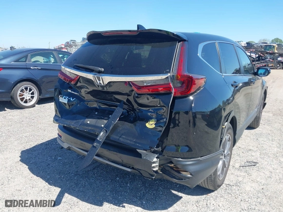 2022 Honda CR-V EX-L with VIN 5J6RW1H82NA001989, listed as a IAAI auction lot 41783125 with 30,296 mi miles. Bid and sale history available at carsss.com. Image 6.