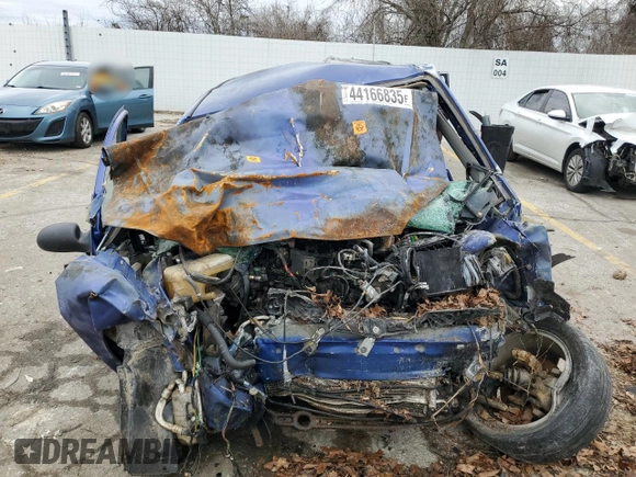 2005 Ford Focus S with VIN 3FAFP37N55R138865, listed as a Copart auction lot 44166835 with Not Provided miles and Salvage Title. Bid and sale history available at carsss.com. Image 5.