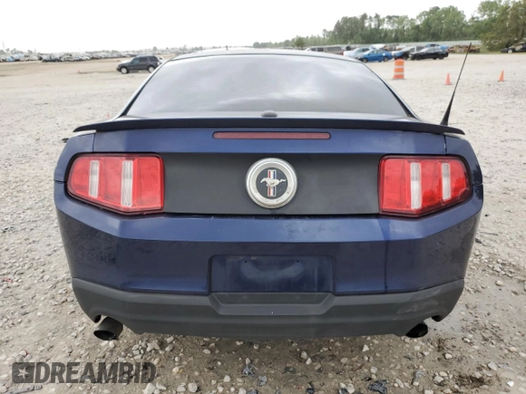 2012 Ford Mustang V6 Premium with VIN 1ZVBP8AM5C5278644, listed as a Copart auction lot 51658735 with 107,590 mi miles and Salvage Title. Bid and sale history available at carsss.com. Image 6.