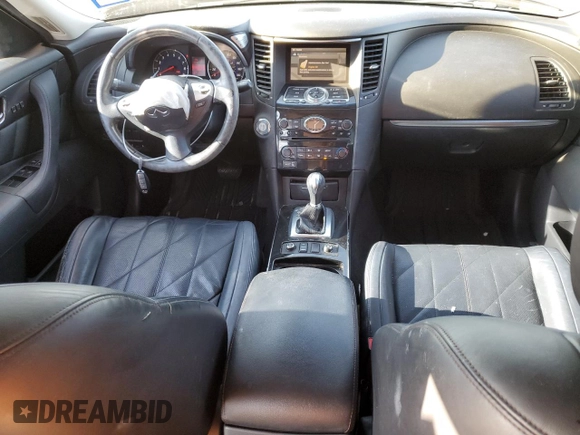 2010 Infiniti FX35 with VIN JN8AS1MU6AM801645, listed as a Copart auction lot 78895164 with 120,728 mi miles and Salvage Title. Bid and sale history available at carsss.com. Image 8.