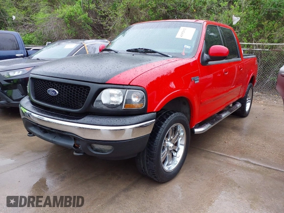 2003 Ford F-150 XLT with VIN 1FTRW08L63KA75640, listed as a IAAI auction lot 41952912 with 1 mi miles. Bid and sale history available at carsss.com. Image 17.
