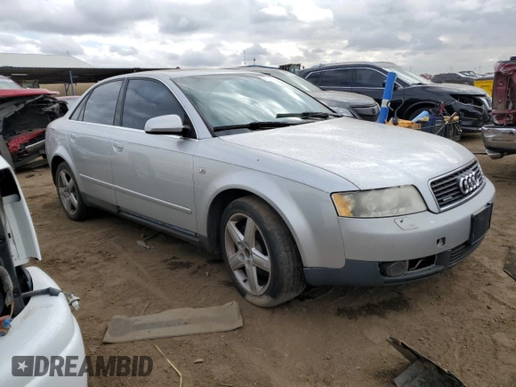 2004 Audi A4 3.0L with VIN WAULT68E04A068464, listed as a Copart auction lot 78646214 with 192,368 mi miles and Clean Title. Bid and sale history available at carsss.com. Image 4.