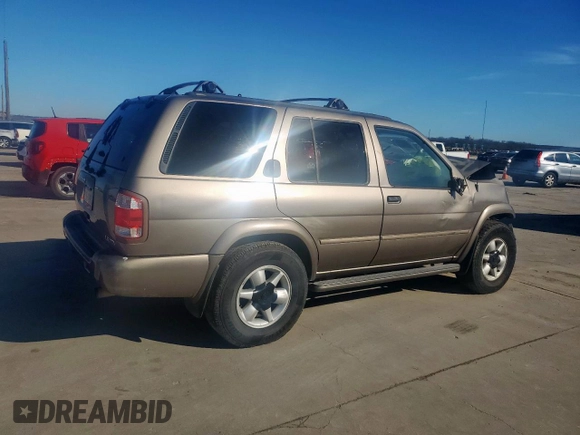 2001 Nissan Pathfinder LE z VIN JN8DR07Y41W529537, wystawiony jako Copart lot #46712895 z przebiegiem Nie podano mil oraz Szkoda całkowita • Salvage title. Historia ofert i sprzedaży dostępna na DreamBid. Obrazek 3.