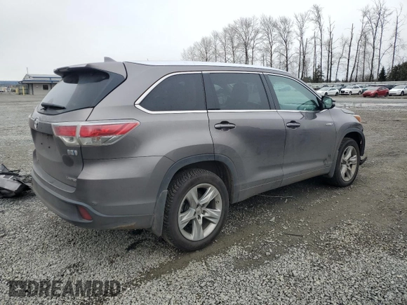 2014 Toyota Highlander Limited with VIN 5TDDCRFH3ES004722, listed as a Copart auction lot 48401955 with 163,537 mi miles and Salvage title. Bid and sale history available at DreamBid. Image 3.