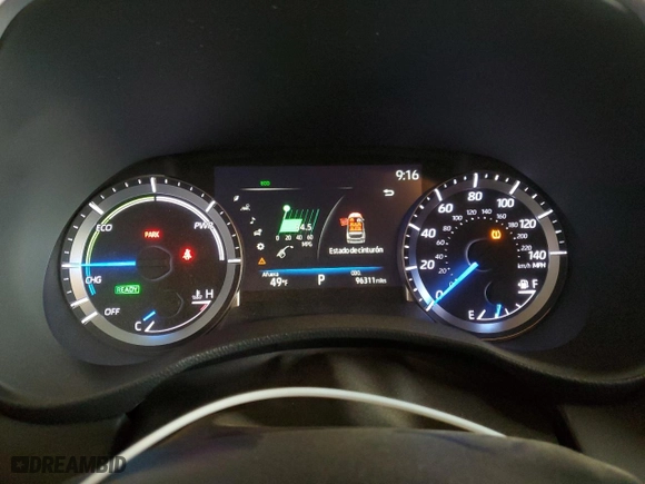 2023 Toyota Highlander Hybrid XLE with VIN 5TDKBRCH4PS116107, listed as a Copart auction lot 47983275 with 96,311 mi miles and Salvage Title. Bid and sale history available at carsss.com. Image 9.