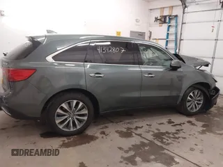 2015 Acura MDX Tech Pkg with VIN 5FRYD4H43FB015168, listed as a IAAI auction lot 41342807 with 85,366 mi miles. Bid and sale history available at carsss.com. Image 13.