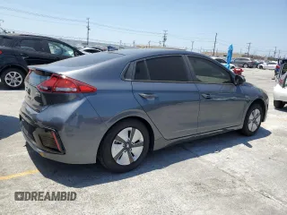 2019 Hyundai Ioniq Blue with VIN KMHC65LC7KU131433, listed as a Copart auction lot 57298275 with 86,779 mi miles and Salvage title. Bid and sale history available at DreamBid. Image 3.