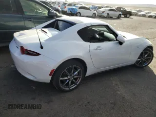 2021 Mazda MX-5 Miata Grand Touring with VIN JM1NDAM77M0455019, listed as a Copart auction lot 78058694 with 12,363 mi miles and Salvage title. Bid and sale history available at DreamBid. Image 3.
