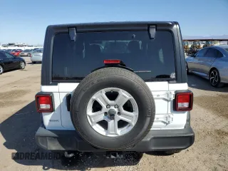 2023 Jeep Wrangler Sport S with VIN 1C4HJXDNXPW596370, listed as a Copart auction lot 48367785 with 37,325 mi miles and Salvage Title. Bid and sale history available at DreamBid. Image 6.