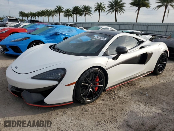 2017 McLaren 570S z VIN SBM13DAA8HW001701, wystawiony jako Copart lot #74225204 z przebiegiem Nie podano mil oraz Nie do naprawy • Non repairable. Historia ofert i sprzedaży dostępna na DreamBid. Obrazek 1.