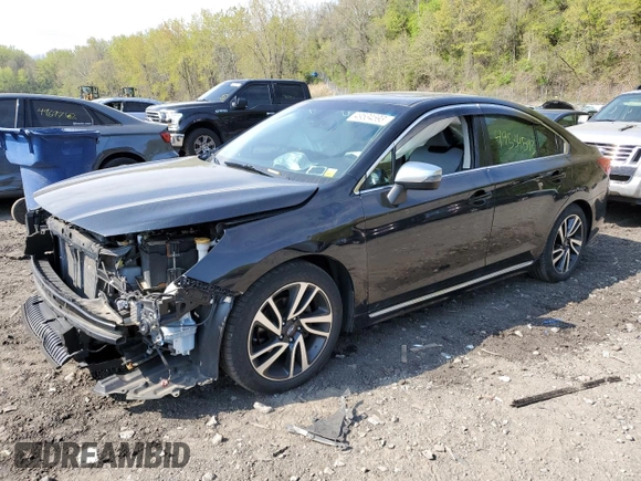 2017 Subaru Legacy Sport with VIN 4S3BNAS68H3032822, listed as a Copart auction lot 49534593 with 0 mi miles. Bid and sale history available at carsss.com. Image 1.