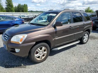 2006 Kia Sportage LX with VIN KNDJE723167237991, listed as a Copart auction lot 58199425 with 110,452 mi miles and Clean title. Bid and sale history available at DreamBid. Image 1.