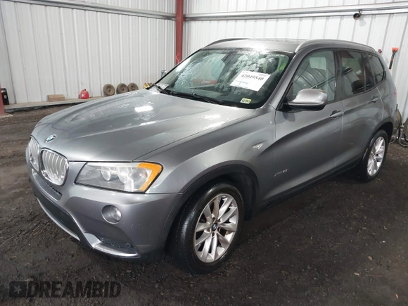 2014 BMW X3 xDrive28i with VIN 5UXWX9C5XE0D13194, listed as a IAAI auction lot 42049540 with 109,642 mi miles and . Bid and sale history available at DreamBid. Image 2.