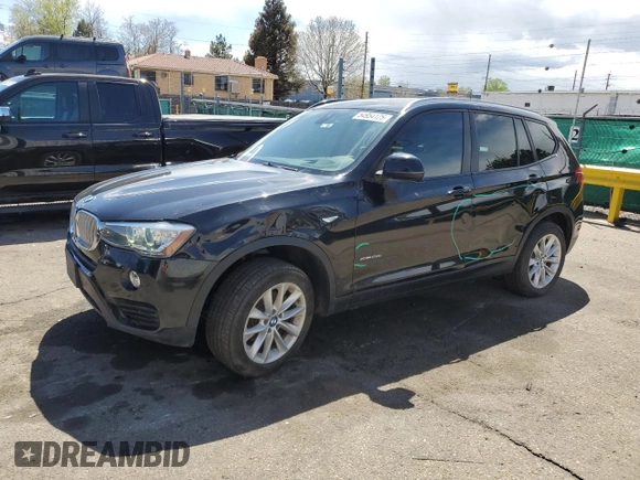 2016 BMW X3 xDrive28i z VIN 5UXWX9C54G0D81378, wystawiony jako Copart lot #54954125 z przebiegiem 83 478 mil mil oraz Szkoda całkowita • Salvage title. Historia ofert i sprzedaży dostępna na DreamBid. Obrazek 1.