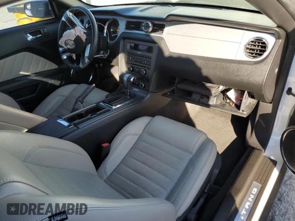 2012 Ford Mustang GT Premium with VIN 1ZVBP8CF1C5266585, listed as a Copart auction lot 44407035 with 71,651 mi miles and Salvage Title. Bid and sale history available at DreamBid. Image 8.