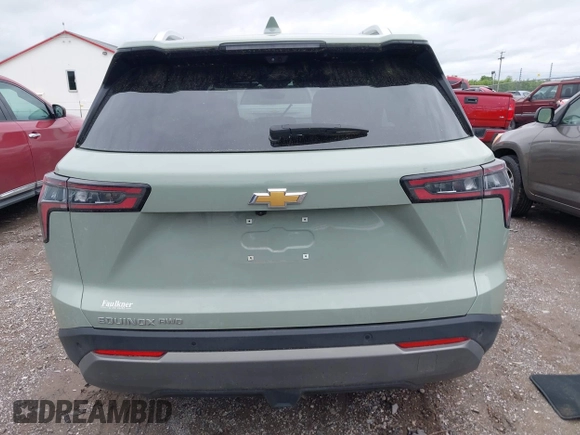 2025 Chevrolet Equinox AWD LT with VIN 3GNAXPEG0SL114558, listed as a IAAI auction lot 42306757 with 18,049 mi miles and . Bid and sale history available at DreamBid. Image 16.
