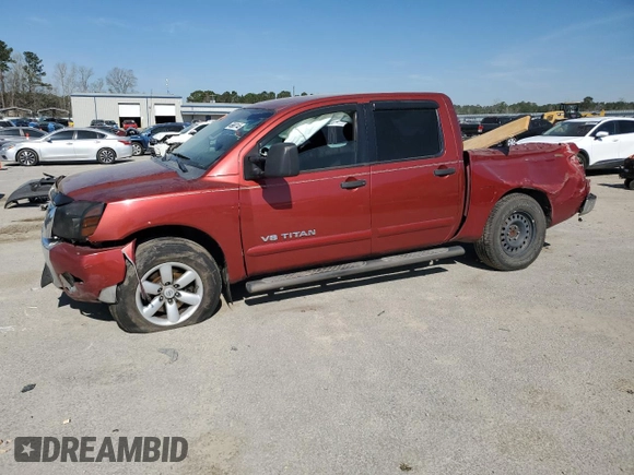 2013 Nissan Titan SV with VIN 1N6AA0EK7DN307022, listed as a Copart auction lot 49687145 with 198,804 mi miles and Salvage title. Bid and sale history available at DreamBid. Image 1.