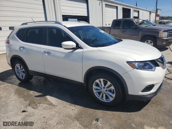2015 Nissan Rogue S with VIN KNMAT2MT2FP533253, listed as a Copart auction lot 49447125 with 80,680 mi miles and Salvage Title. Bid and sale history available at carsss.com. Image 4.