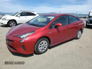 2017 Toyota Prius Two with VIN JTDKBRFU9H3551930, listed as a Copart auction lot 52428035 with 61,594 mi miles and Salvage title. Bid and sale history available at DreamBid. Image 1.