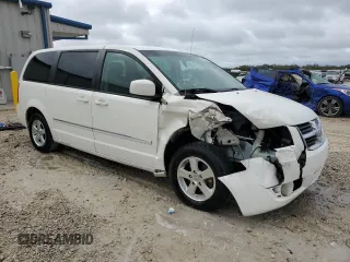 2008 Dodge Grand Caravan SXT with VIN 2D8HN54P48R694834, listed as a Copart auction lot 42095275 with 121,238 mi miles and Salvage Title. Bid and sale history available at DreamBid. Image 4.