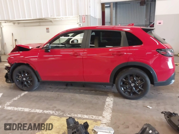 2024 Honda HR-V Sport with VIN 3CZRZ2H51RM756580, listed as a IAAI auction lot 41919519 with 7,416 mi miles and . Bid and sale history available at DreamBid. Image 15.