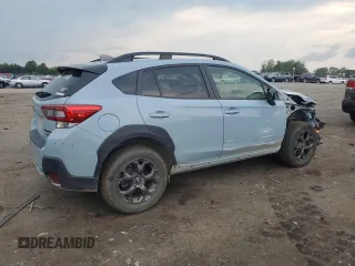 2021 Subaru Crosstrek Special Sports with VIN JF2GTHRC2MH257848, listed as a Copart auction lot 63746235 with 45,797 mi miles and Salvage title. Bid and sale history available at DreamBid. Image 3.