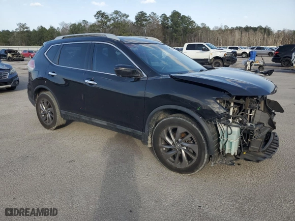 2016 Nissan Rogue SL with VIN 5N1AT2MT6GC785320, listed as a Copart auction lot 47467285 with 98,726 mi miles and Clean Title. Bid and sale history available at carsss.com. Image 4.