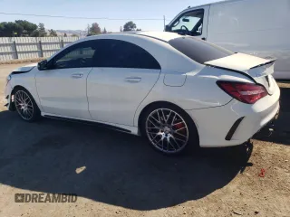 2018 Mercedes-Benz CLA 45 AMG with VIN WDDSJ5CB6JN583393, listed as a Copart auction lot 74323883 with 60,796 mi miles and . Bid and sale history available at DreamBid. Image 2.