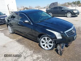 2014 Cadillac ATS Standard RWD with VIN 1G6AA5RA0E0155636, listed as a IAAI auction lot 41770208 with 116,864 mi miles and . Bid and sale history available at DreamBid. Image 1.