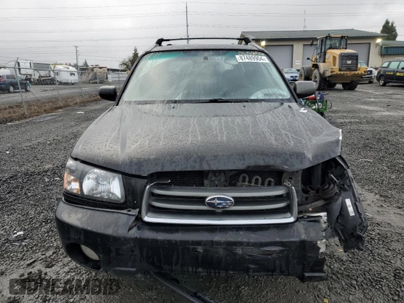 2003 Subaru Forester XS with VIN JF1SG65683H705256, listed as a Copart auction lot 87489904 with 293,143 mi miles and Salvage Title. Bid and sale history available at carsss.com. Image 5.