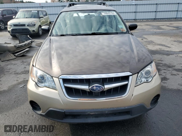 2008 Subaru Outback z VIN 4S4BP60C386311637, wystawiony jako Copart lot #78849104 z przebiegiem 160 876 mil mil oraz Szkoda całkowita • Salvage title. Historia ofert i sprzedaży dostępna na DreamBid. Obrazek 5.