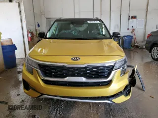 2021 Kia Seltos S with VIN KNDEU2AA1M7204560, listed as a Copart auction lot 49103675 with 77,116 mi miles and Salvage title. Bid and sale history available at DreamBid. Image 5.