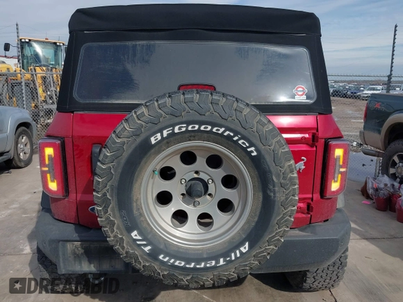 2021 Ford Bronco with VIN 1FMDE5BHXMLB01758, listed as a IAAI auction lot 41418048 with 31,652 mi miles and . Bid and sale history available at DreamBid. Image 16.