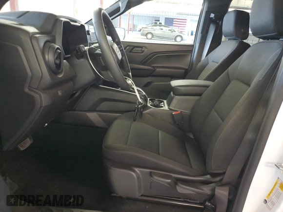 2025 Chevrolet Colorado 2WD Work Truck with VIN 1GCPSBEK0S1170824, listed as a Copart auction lot 64129245 with 6,732 mi miles and Clean title. Bid and sale history available at DreamBid. Image 7.
