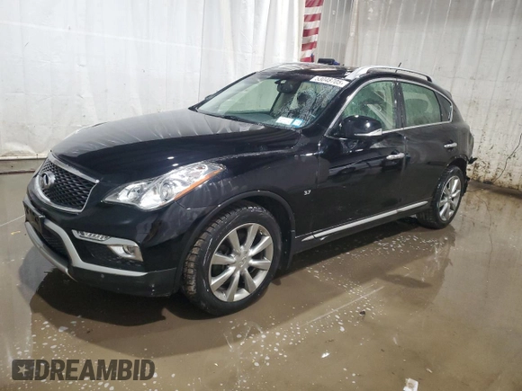 2017 Infiniti QX50 z VIN JN1BJ0RR5HM416673, wystawiony jako Copart lot #53048705 z przebiegiem 102 782 mil mil oraz Szkoda całkowita • Salvage title. Historia ofert i sprzedaży dostępna na DreamBid. Obrazek 1.