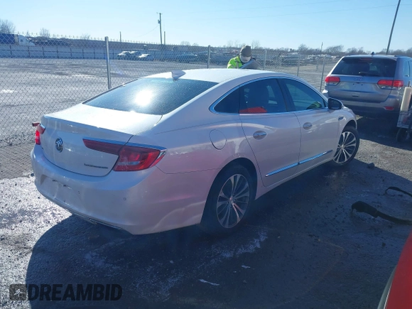 2017 Buick LaCrosse Preferred with VIN 1G4ZN5SS6HU156614, listed as a IAAI auction lot 41345141 with 196,991 mi miles. Bid and sale history available at carsss.com. Image 4.