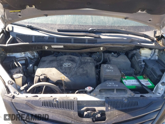 2017 Toyota Sienna L with VIN 5TDZZ3DC2HS823864, listed as a IAAI auction lot 41640613 with 194,318 mi miles and . Bid and sale history available at DreamBid. Image 10.
