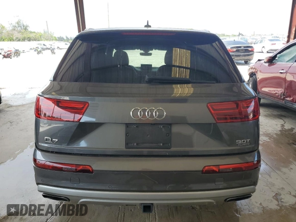2018 Audi Q7 Prestige z VIN WA1VABF79JD053285, wystawiony jako Copart lot #58538125 z przebiegiem 47 318 mil mil oraz Szkoda całkowita • Salvage title. Historia ofert i sprzedaży dostępna na DreamBid. Obrazek 6.