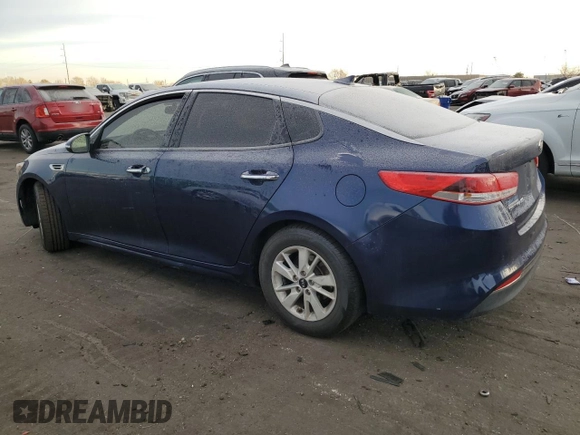 2018 Kia Optima LX with VIN 5XXGT4L34JG226240, listed as a Copart auction lot 85562164 with 118,278 mi miles and Non Repairable. Bid and sale history available at carsss.com. Image 2.