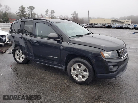 2014 Jeep Compass Sport with VIN 1C4NJCBA0ED552043, listed as a Copart auction lot 51749685 with 0 mi miles and Salvage Title. Bid and sale history available at carsss.com. Image 4.