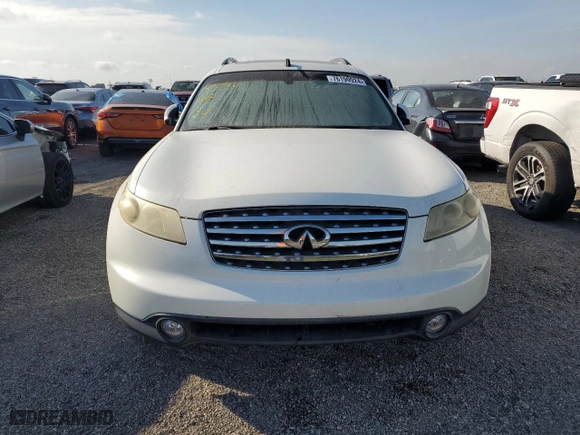 2005 Infiniti FX35 with VIN JNRAS08U85X107334, listed as a Copart auction lot 76199924 with NaN miles and Salvage Title. Bid and sale history available at carsss.com. Image 5.