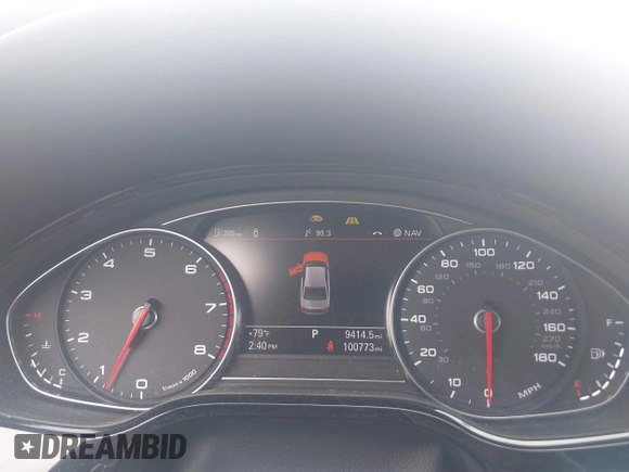 2015 Audi A8 3.0T with VIN WAU3GAFD7FN037726, listed as a IAAI auction lot 41793699 with 100,773 mi miles and . Bid and sale history available at DreamBid. Image 7.