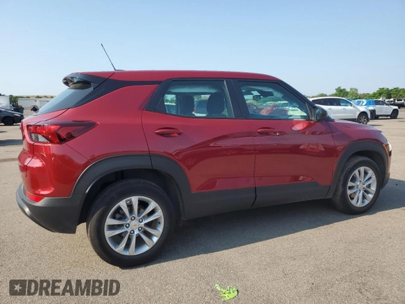 2021 Chevrolet TrailBlazer LS with VIN KL79MMS28MB130150, listed as a Copart auction lot 59362944 with 38,755 mi miles and Salvage Title. Bid and sale history available at DreamBid. Image 3.
