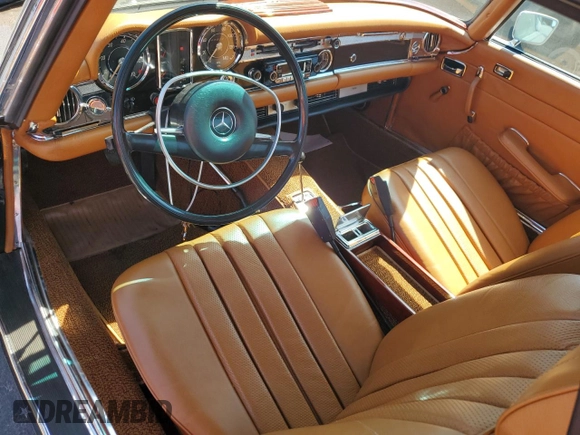 1970 Mercedes-Benz SL with VIN 11304412015305, listed as a Copart auction lot 65378684 with 83,202 mi miles and Salvage title. Bid and sale history available at DreamBid. Image 8.